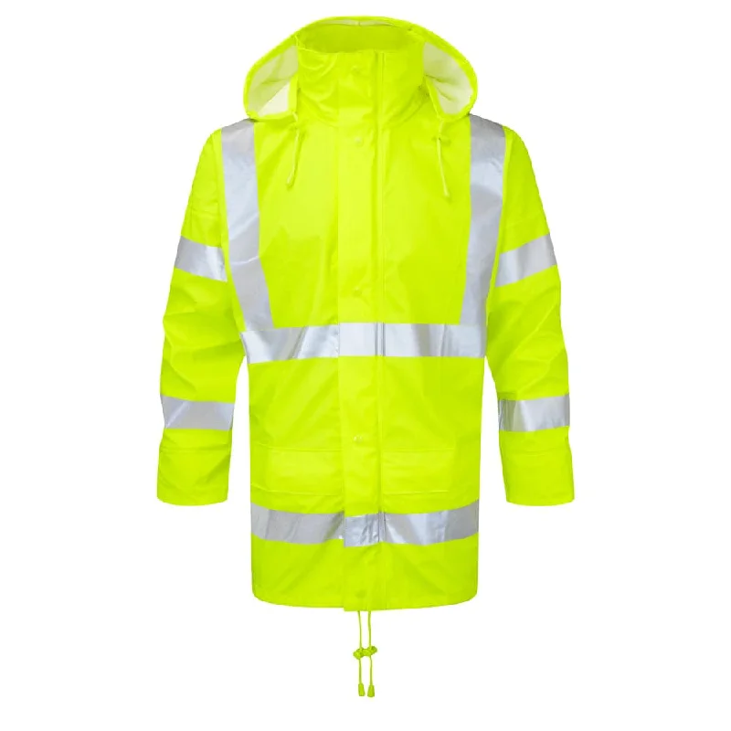 Men's breathable utility jacket-Fort Air Reflex Waterproof Breathable Hi-Vis Safety Jacket