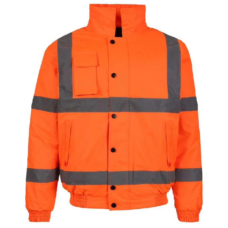 Men's casual parka jacket-Fort 265 Waterproof Hi-Vis Bomber Jacket