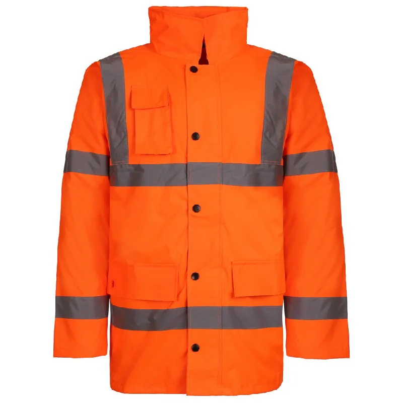 Men's modern leather jacket-Fort 210 Waterproof Hi-Vis Jacket