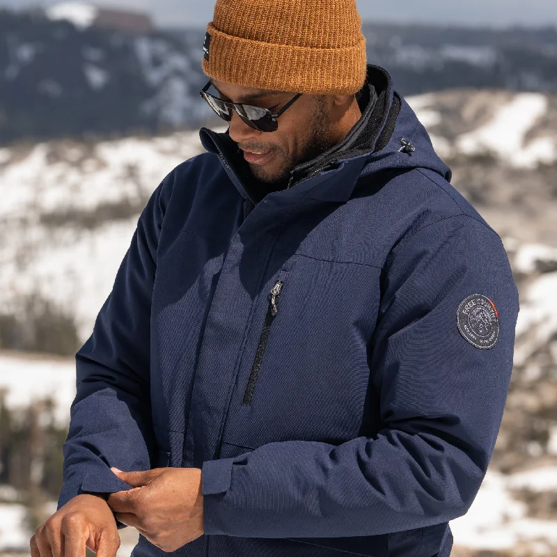 Men's rugged bomber jacket-Men's Ski Patrol 3-in-1 Systems Jacket