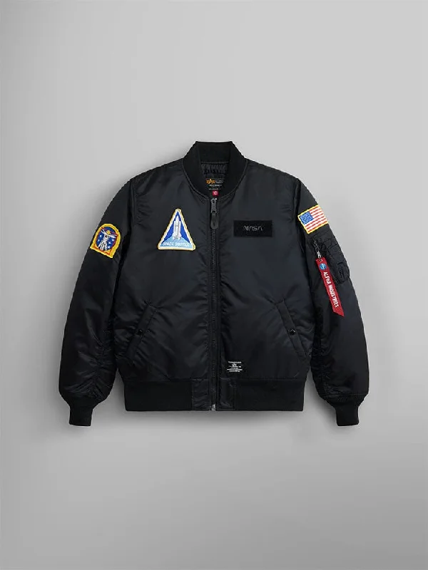 Men's slim parka jacket-NASA MA-1 BOMBER JACKET GEN II