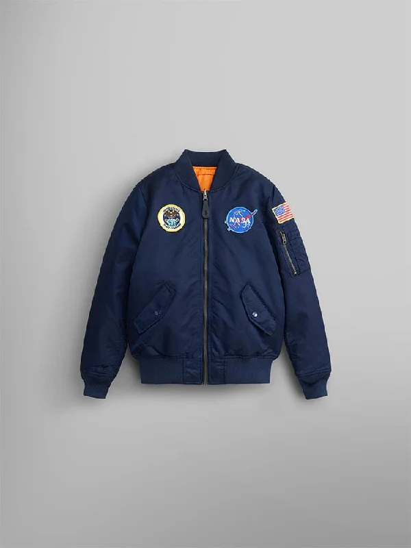 Men's stylish parka jacket-NASA MA-1 BOMBER JACKET Y