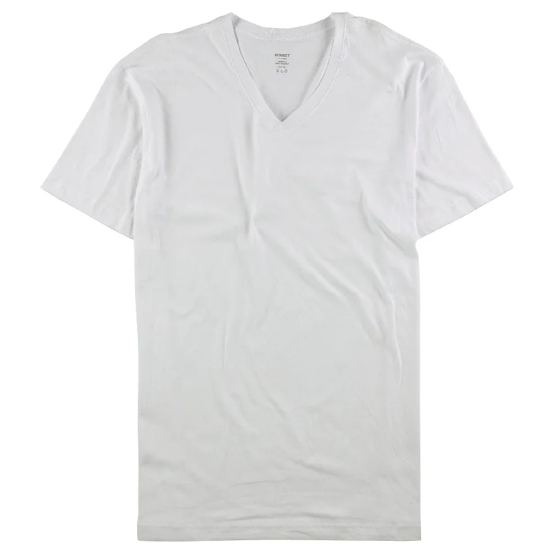 Men's short-sleeve soft fabric shirt-2(X)IST Mens Solid Basic T-Shirt, White, X-Large