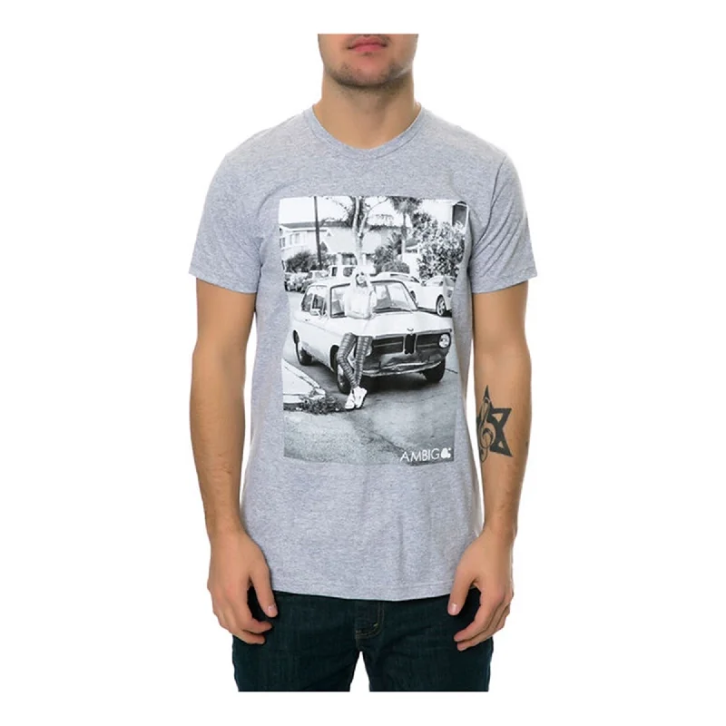 Men's short-sleeve cool graphic shirt-Ambig Mens The Trusted Photo Graphic T-Shirt