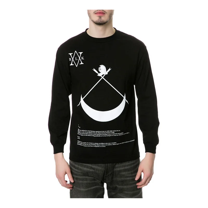 Men's short-sleeve classic crew neck-Black Scale Mens The Definition Ls Graphic T-Shirt