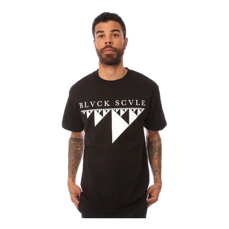 Men's short-sleeve soft white shirt-Black Scale Mens The Pyramidology Graphic T-Shirt, Black, Small