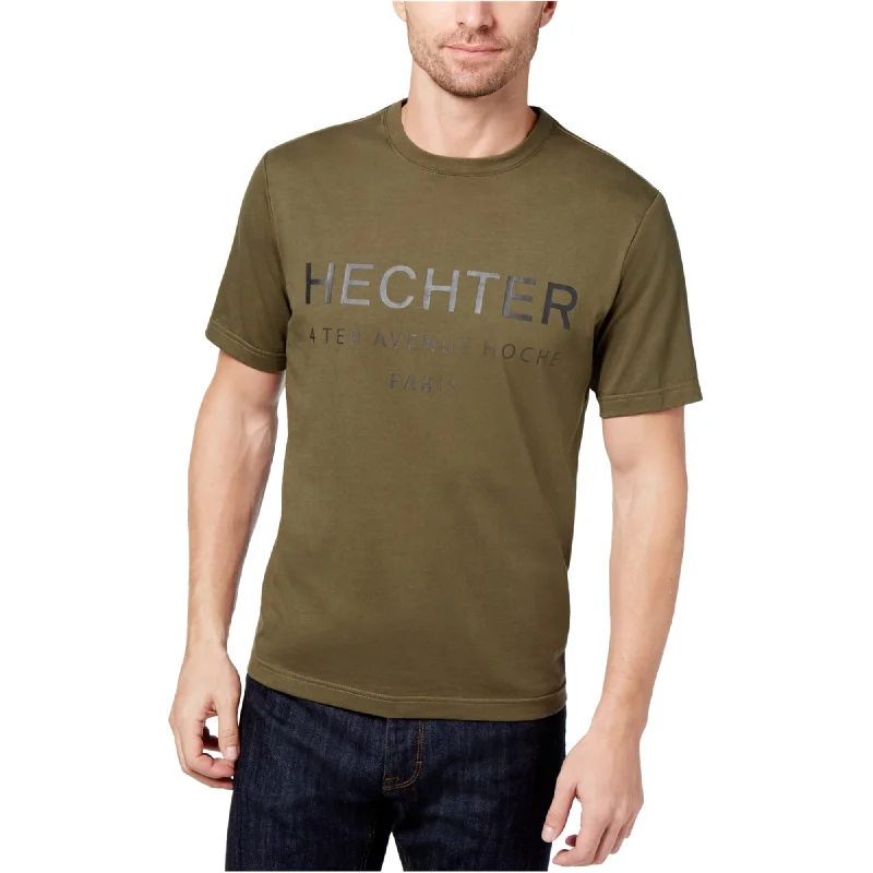 Men's short-sleeve slim athletic shirt-Daniel Hechter Mens Paris Graphic T-Shirt