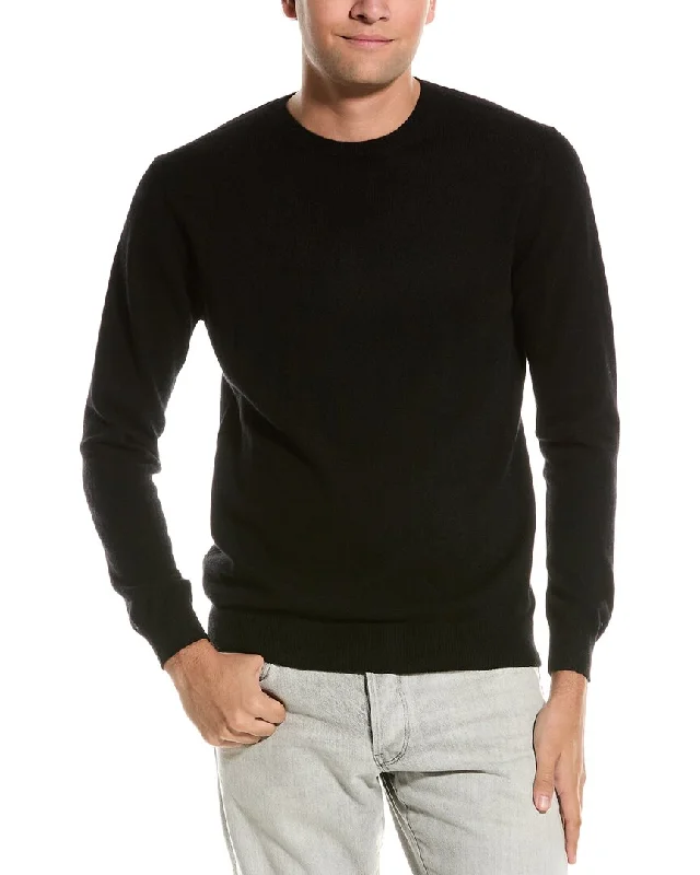 Men's cozy cashmere sweater-Forte Cashmere Classic Crewneck Cashmere Sweater