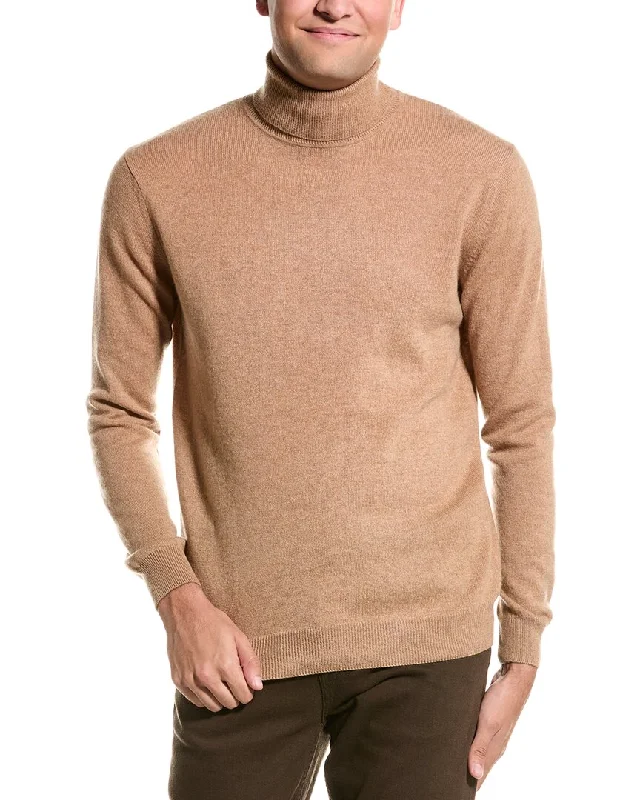 Men's luxury knit sweater-Forte Turtleneck Cashmere Sweater