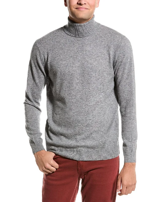 Men's casual cotton pullover-Forte Turtleneck Cashmere Sweater