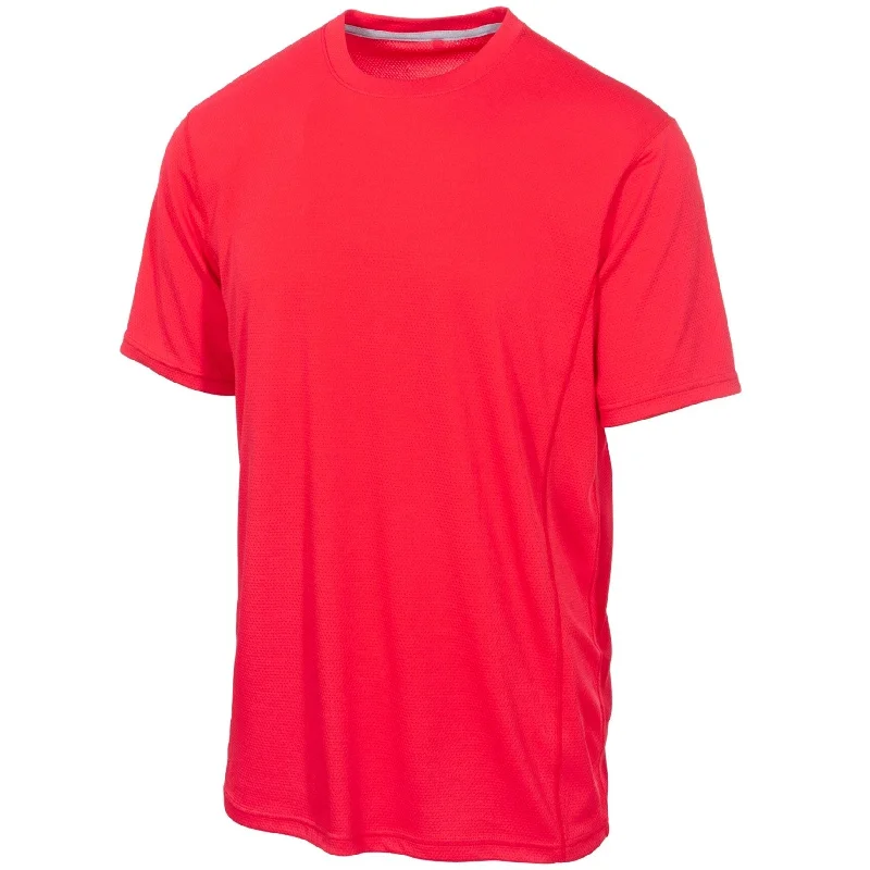 Men's short-sleeve sporty summer top-Ideology Mens Performance Basic T-Shirt, Red, 3XL