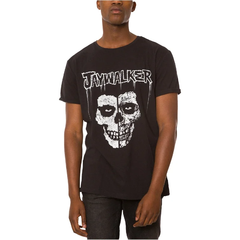 Men's short-sleeve vibrant graphic top-Jaywalker Mens Skull Logo Graphic T-Shirt