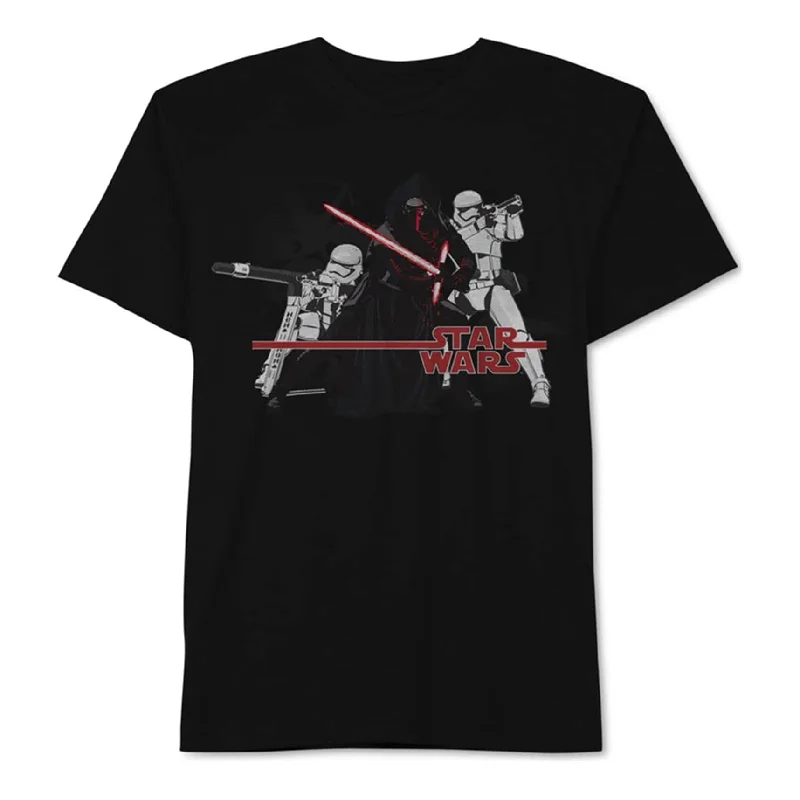 Men's short-sleeve moisture-wicking top-Jem Mens Kylo Attack Graphic T-Shirt