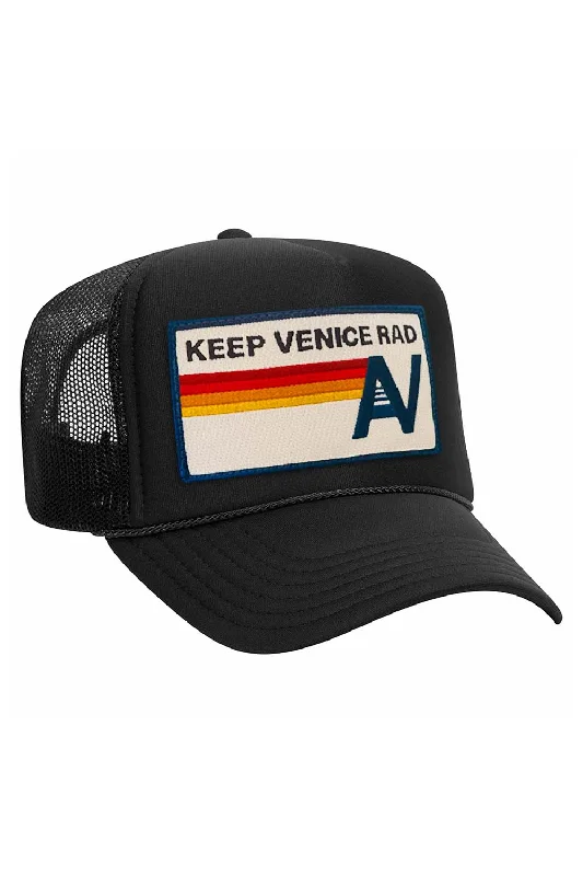 Men's short-sleeve modern graphic top-KEEP VENICE RAD VINTAGE TRUCKER HAT