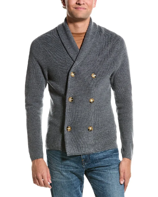 Men's cable knit pullover sweater-Kier+J Wool Cardigan