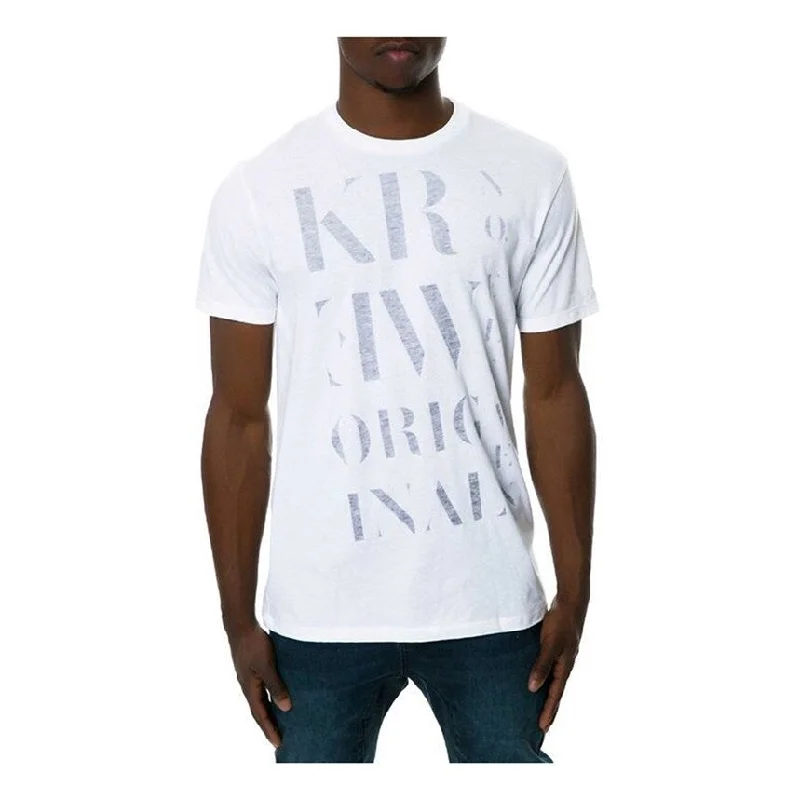 Men's short-sleeve durable summer tee-Kr3w Mens The Serif Graphic T-Shirt