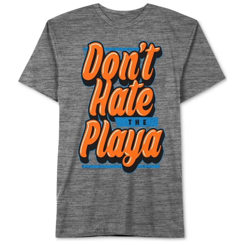 Men's short-sleeve stylish athletic top-Lyric Culture Mens Don't Hate The Playa Graphic T-Shirt