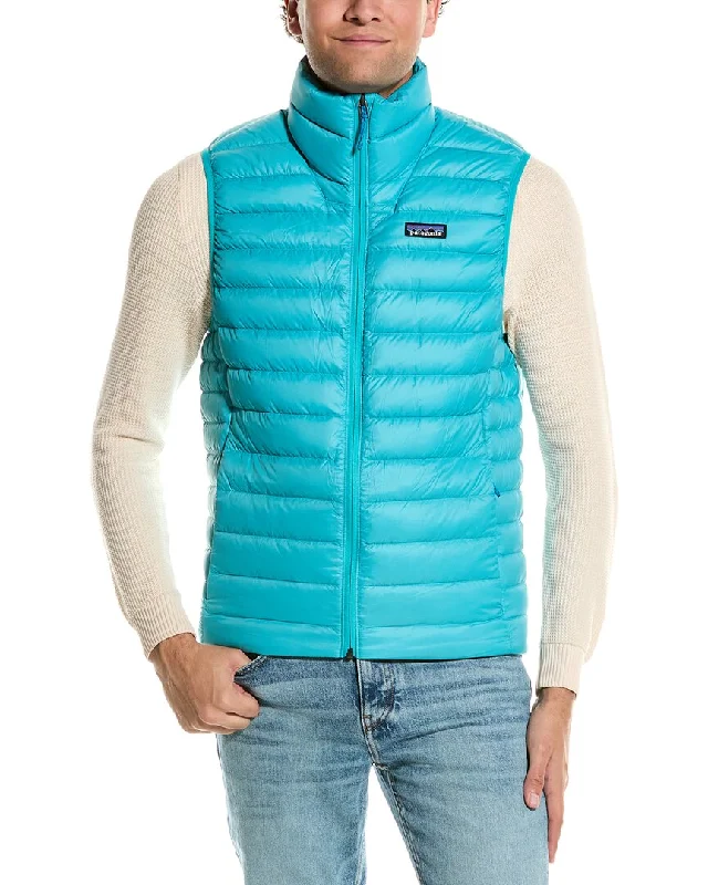 Men's lightweight knit pullover-Patagonia Down Sweater Vest