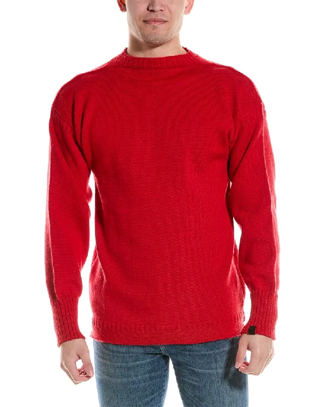 Men's soft wool turtleneck-rag & bone The Guernsey Wool Mock Neck Sweater