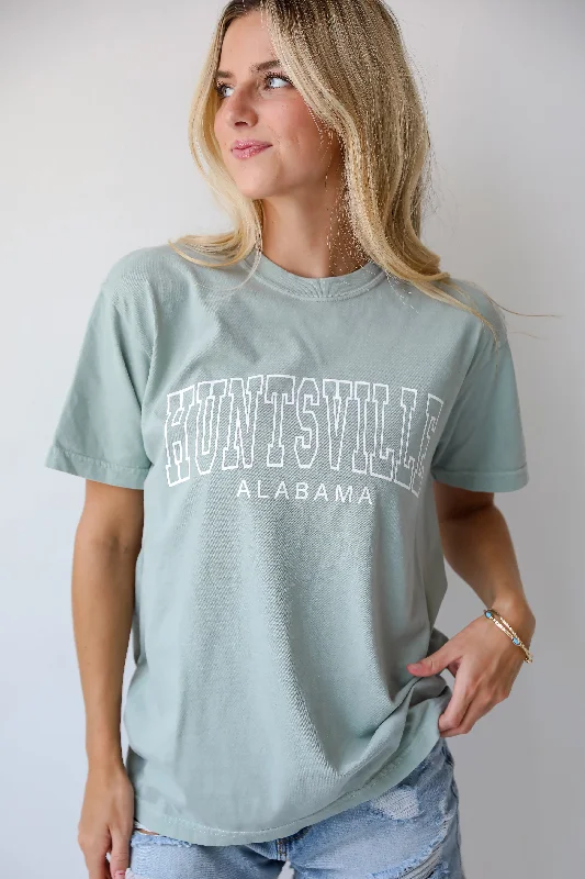 Men's short-sleeve workout top-Sage Huntsville Alabama Tee