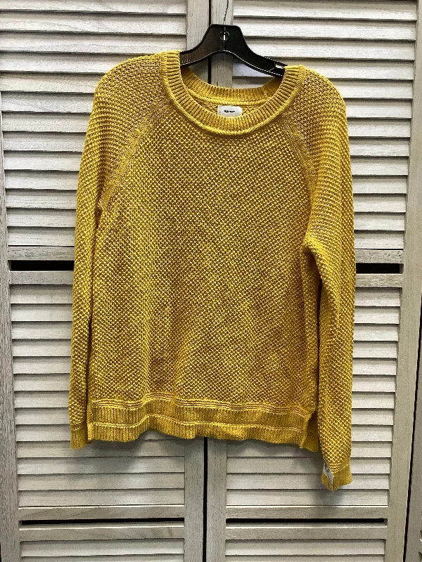 Men's lightweight crew sweater-Sweater By Old Navy In Yellow, Size: Xl