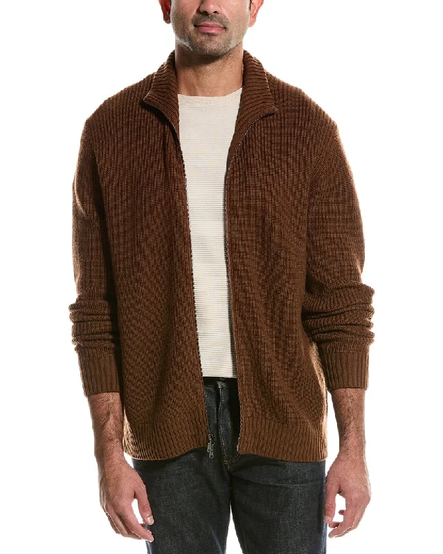 Men's cozy wool cardigan-Todd Snyder Full Zip Sweater