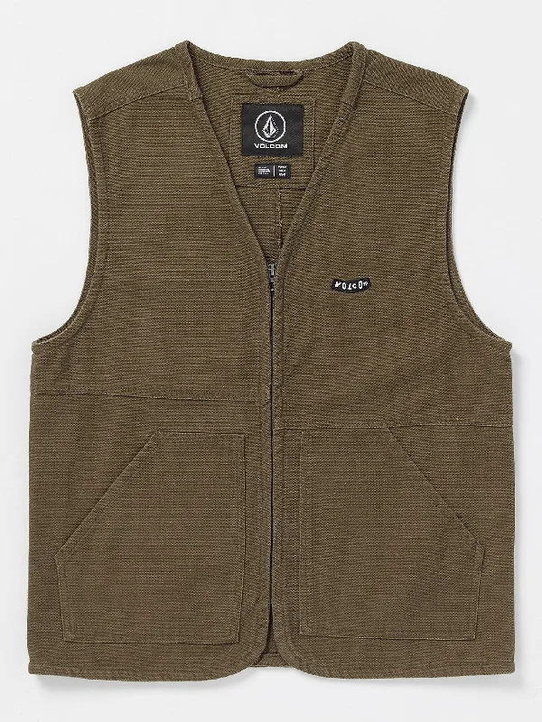 Men's short-sleeve affordable shirt-Vestos Vest - Bison