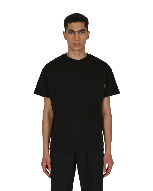 Men's short-sleeve oversized t-shirt-Pocket T-Shirt Black