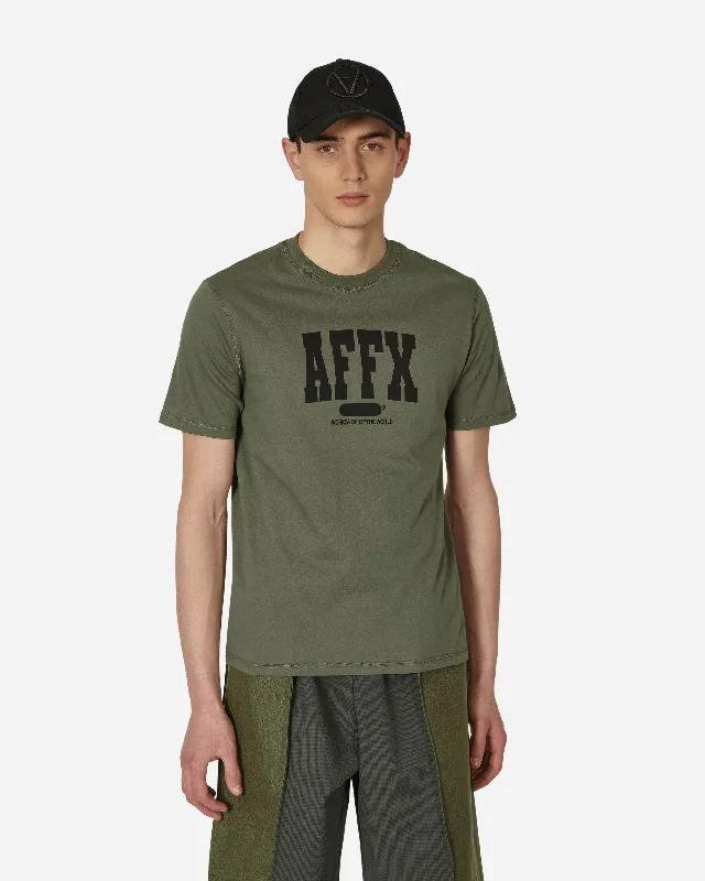 Men's short-sleeve relaxed graphic shirt-Varsity T-Shirt Green