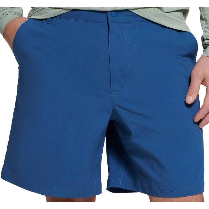 Men's modern khaki pants-Bass Outdoor Men's Boulder Hiker Shorts Blue Size X-Large