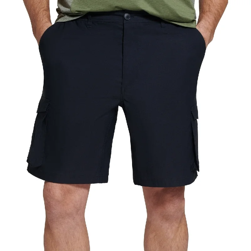 Men's modern khaki pants-Bass Outdoor Men's Cargo Shorts Black Size X-Large