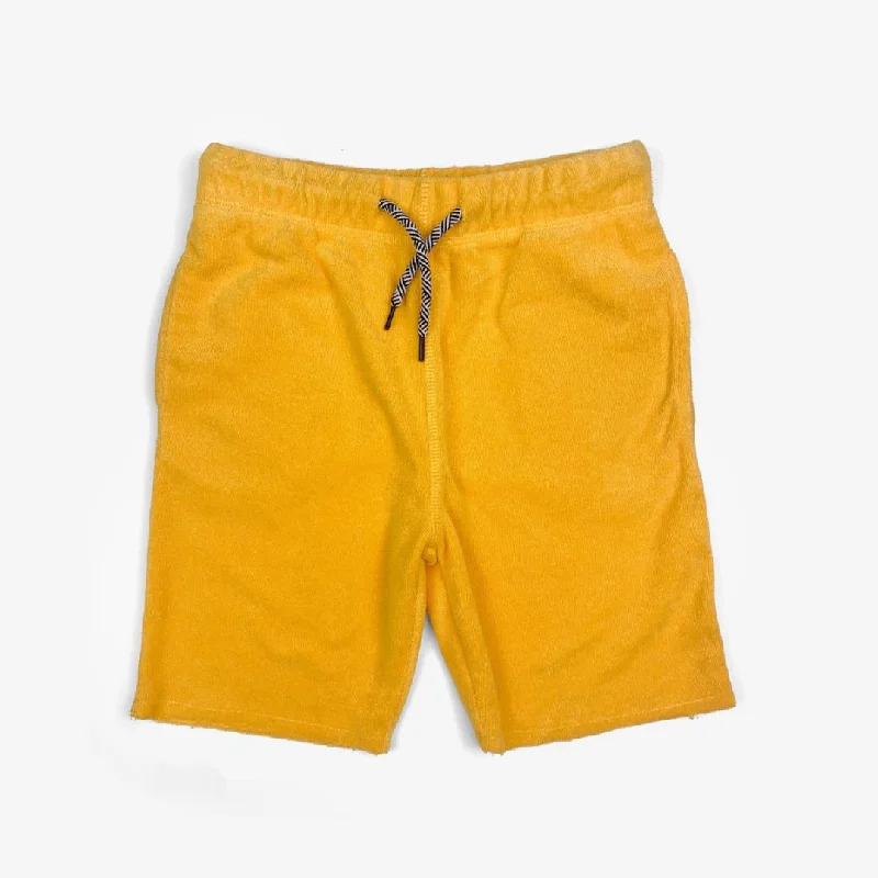 Men's trendy slim jeans-Camp Shorts | Gold Terry