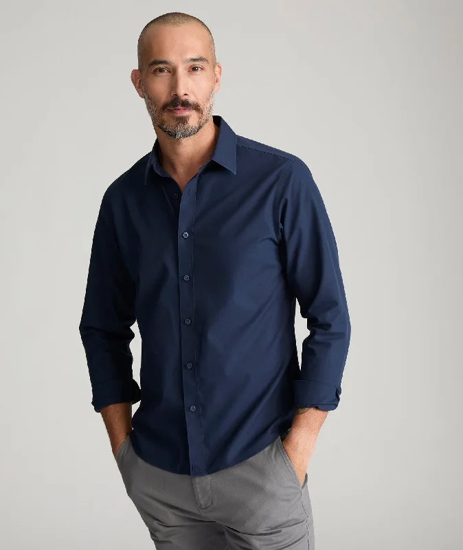 Men's soft linen shirt-Wrinkle-Free Castello Shirt