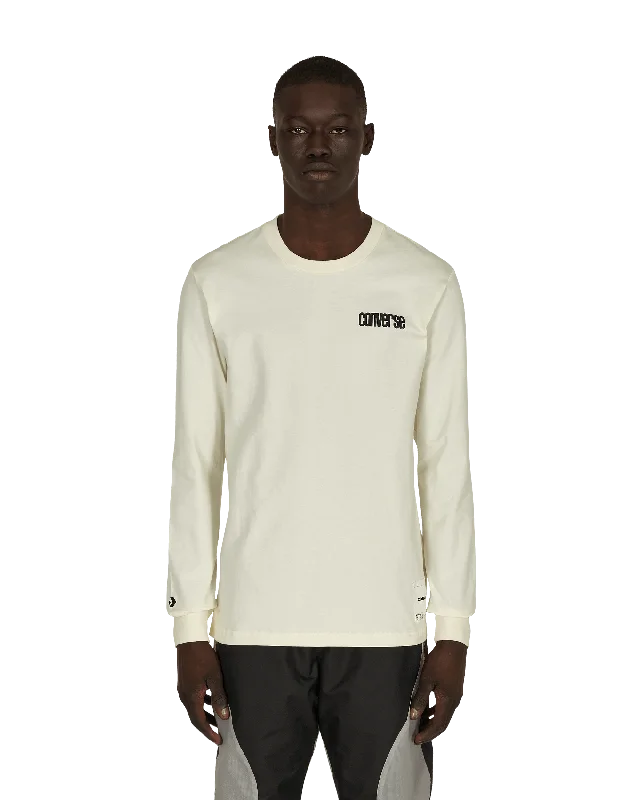 Men's short-sleeve eco-friendly tee-Slam Jam Long Sleeve T-Shirt Beige