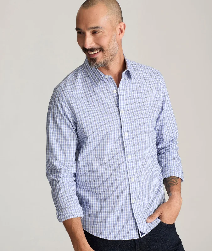 Men's bold checkered shirt-Wrinkle-Free Durif Shirt