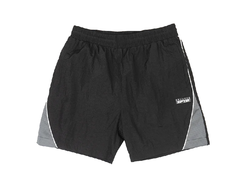 Men's relaxed chino pants-EPTM ATHLETIC BOARD SHORTS BLACK - DERBY