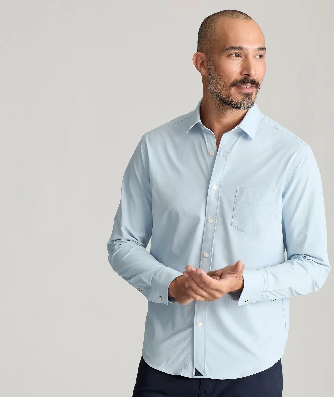 Men's modern linen shirt-Wrinkle-Free Performance Gironde Shirt