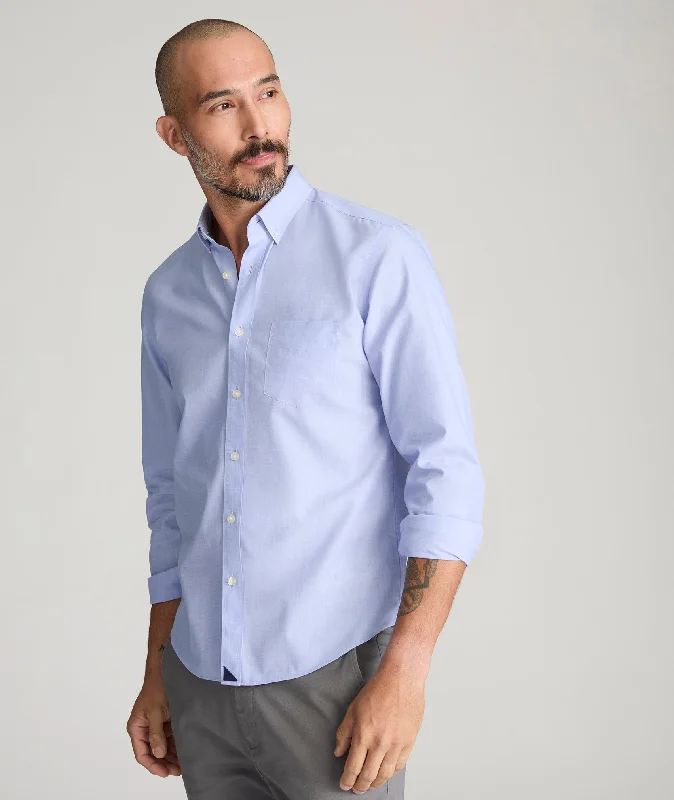 Men's long-sleeve linen shirt-Wrinkle-Free Hillside Select Shirt