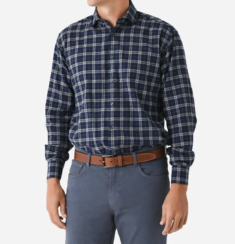 Men's premium formal shirt-Marathon Button-Down Shirt In Blue