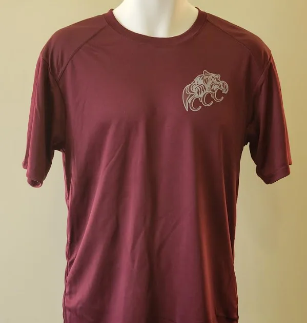 Men's short-sleeve everyday wear top-Maroon B-Core Tee S/S