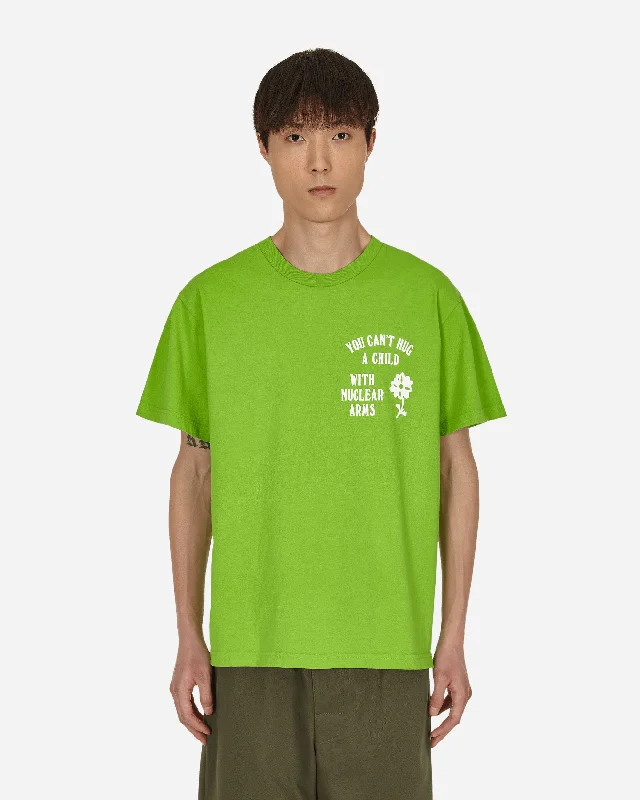 Men's short-sleeve soft cotton top-Nuclear Arms V2 T-Shirt Green