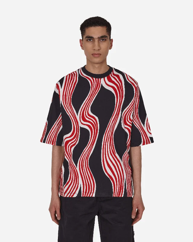 Men's short-sleeve comfy casual top-1 Moncler JW Anderson Printed T-Shirt Black