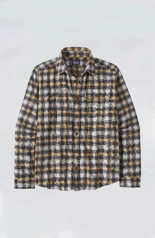 Men's lightweight checkered shirt-Patagonia - M's L/S LW Fjord Flannel Shirt