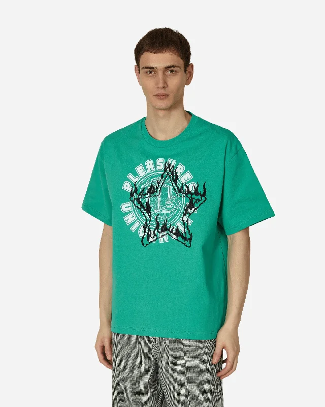 Men's short-sleeve summer graphic shirt-University Heavyweight T-Shirt Green