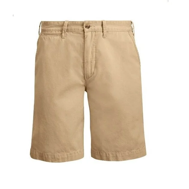 Men's lightweight khaki pants-Polo Ralph Lauren Men's Big Tall Classic-Fit Rugged Boating Shorts Khaki Size 50B - Beige - XXL