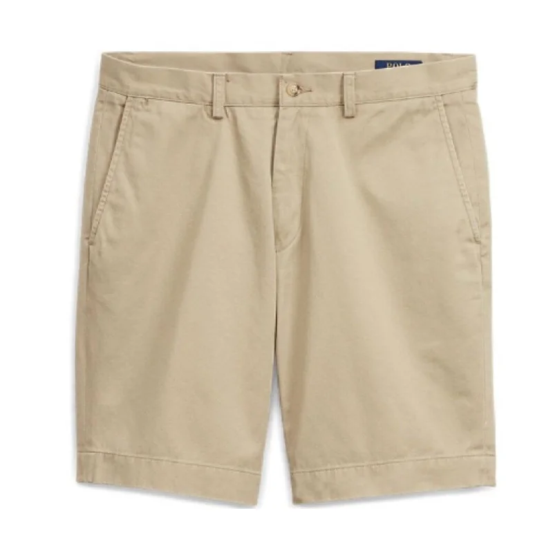 Men's modern fit chino pants-Polo Ralph Lauren Men's Big Tall Stretch Classic-Fit Shorts Beige Khaki Size 54B