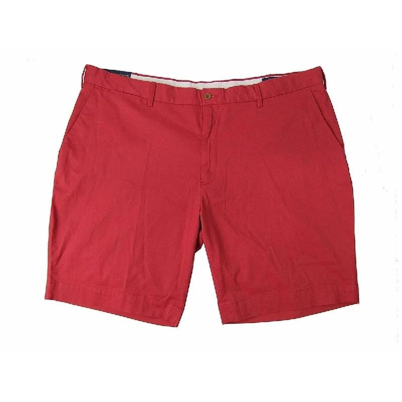 Men's comfy slim pants-Polo Ralph Lauren Men's Stretch Classic-Fit Shorts Red Size 40" W