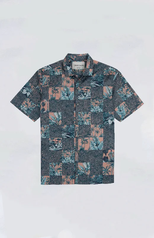 Men's soft formal shirt-Tori Richard - Scrapbook Aloha Shirt