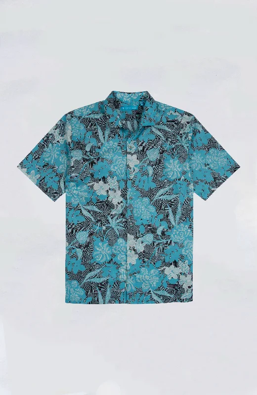 Men's casual linen shirt-Tori Richard - Woodrose Aloha Shirt