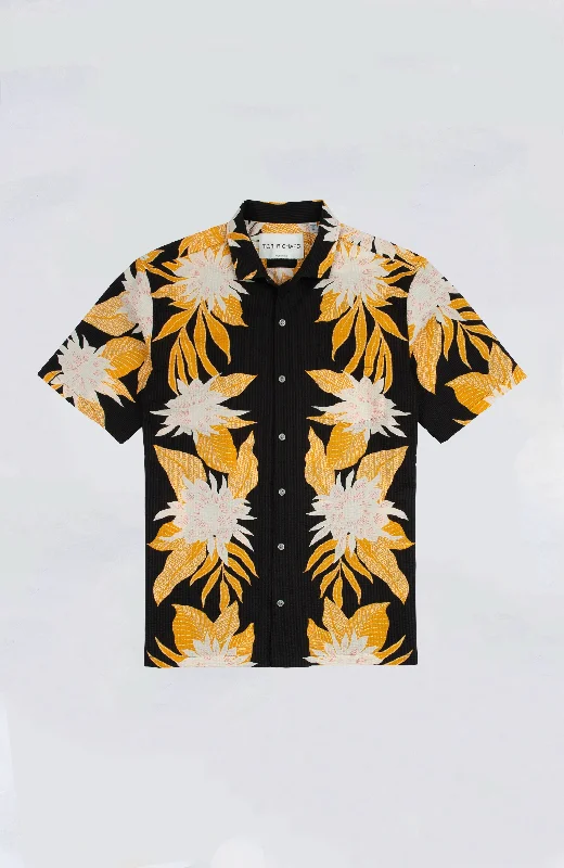 Men's long-sleeve white shirt-Tori Richard - Summer Night Aloha Shirt